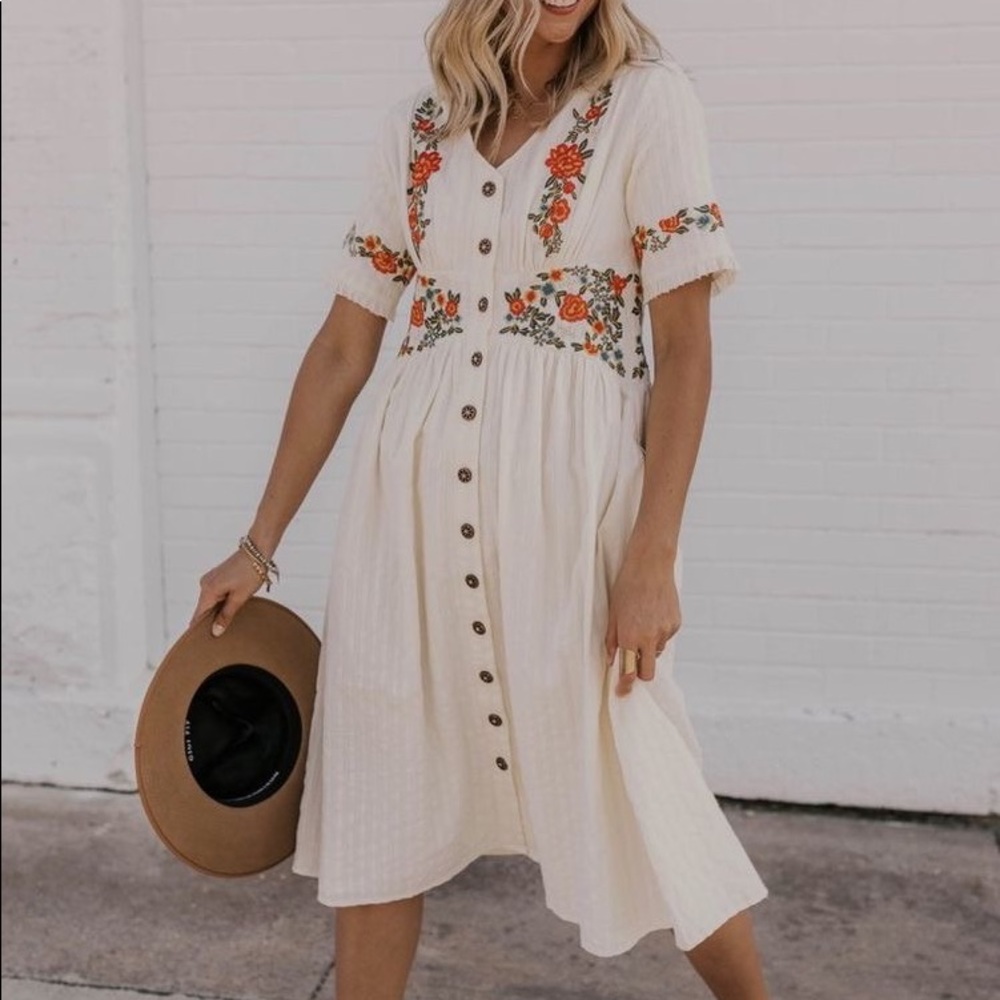 Roolee Embroidered Dress